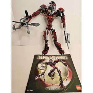 Lego BIONICLE: Titans: Sidorak Set 8756 - 100% w/ Instructions